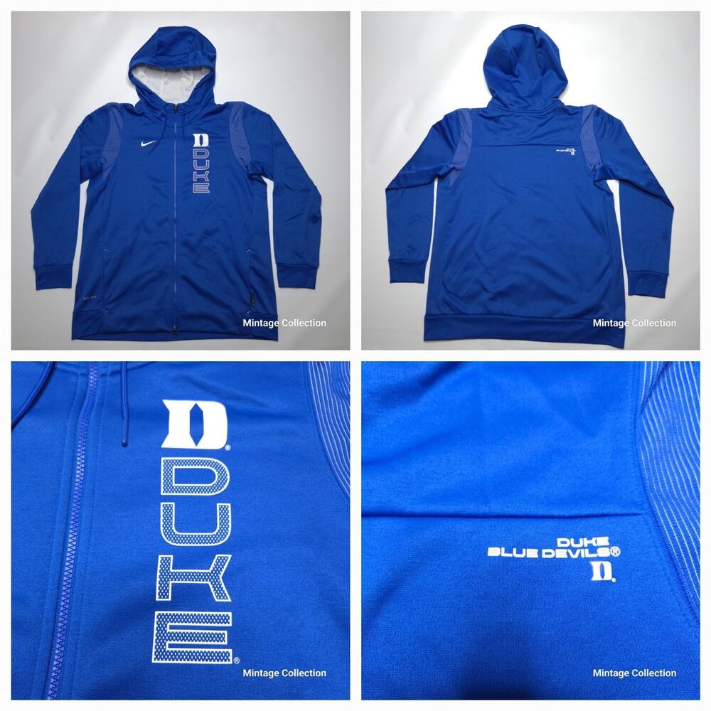 Nike Dri Fit Duke Blue Devils On Field Sideline Hoodie XL